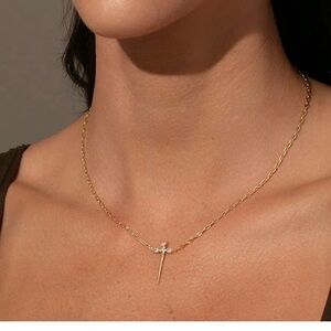 NEW Uncommon James Gold Golden Sword Necklace